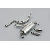 Milltek Sports Exhaust System Cat Back Non Resonated (Louder) Focus ST225